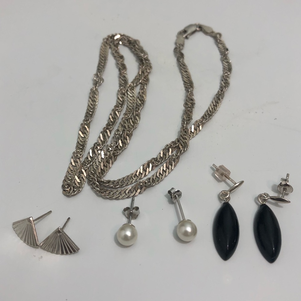 Sterling silver Lot Of Jewelry